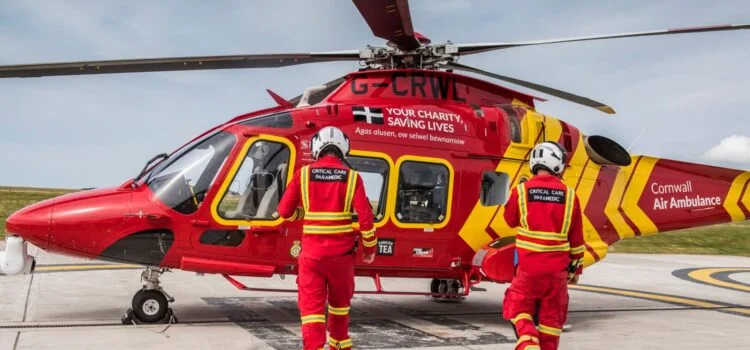 The Riverside proudly supports Cornwall Air Ambulance
